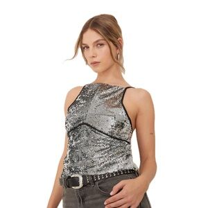 Free People | NWOT James Sequin Top